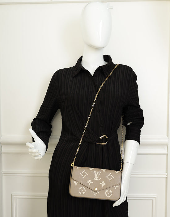 Louis Vuitton Bicolor Monogram Empreinte Pochette Félicie