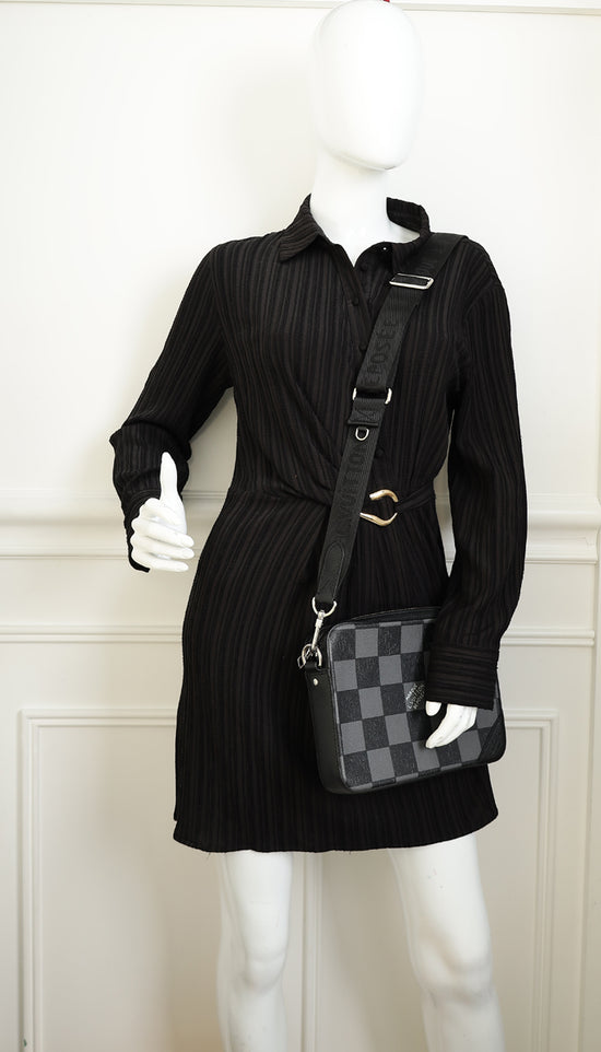 Louis Vuitton Bicolor Damier Graphite Trio Messenger Bag