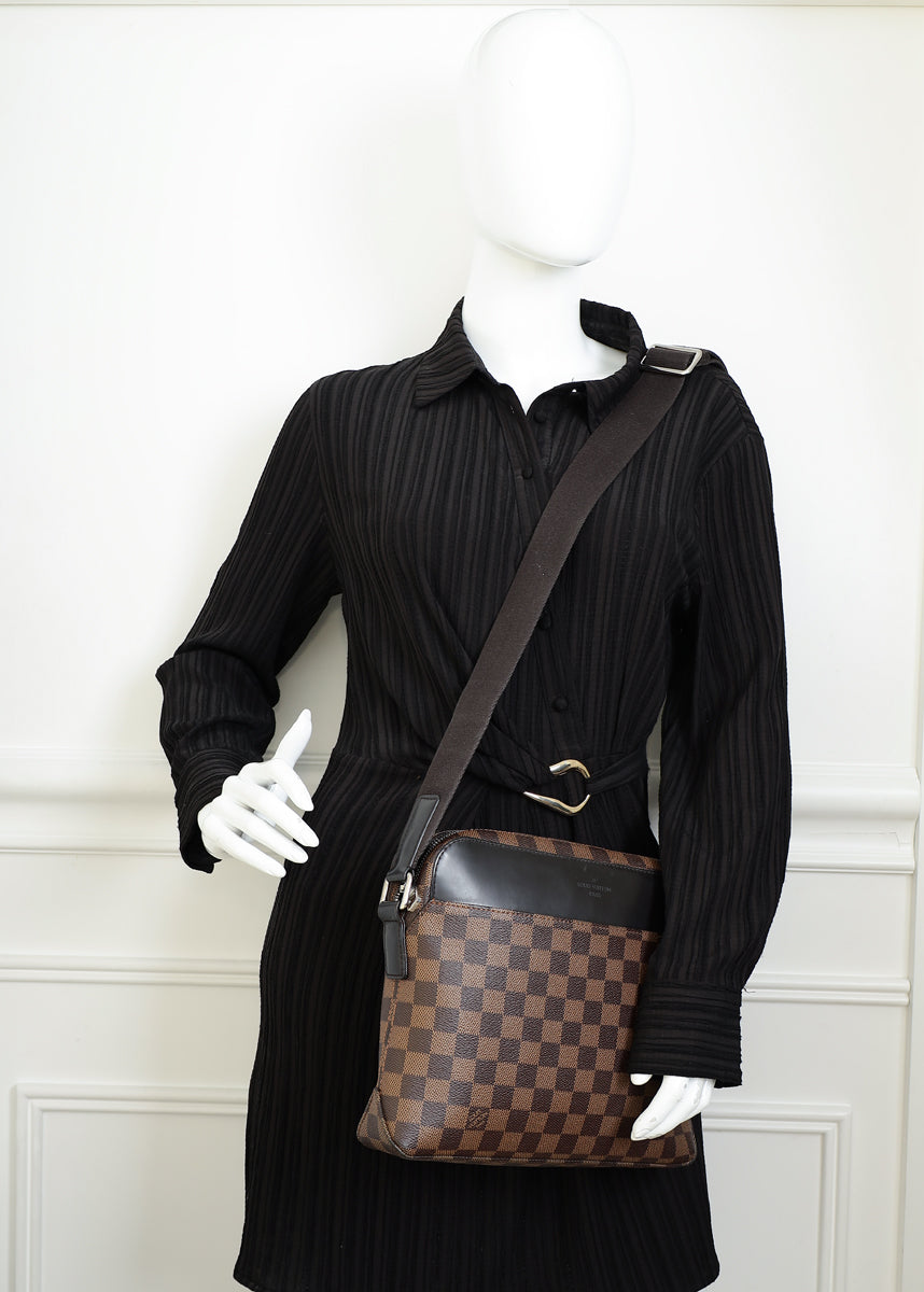 Louis Vuitton Bicolor Damier Ebene Jake Messenger Bag