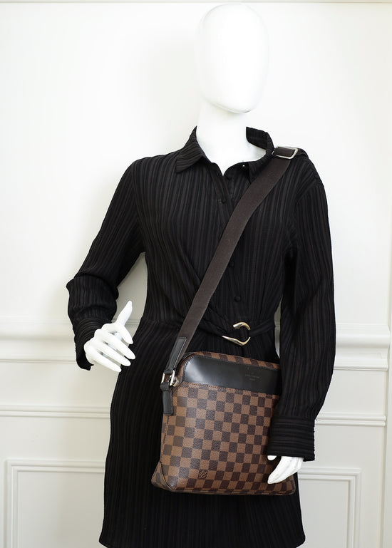Louis Vuitton Bicolor Damier Ebene Jake Messenger Bag