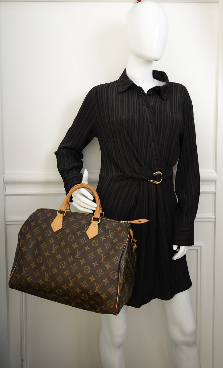 Louis Vuitton Monogram Speedy 35 Bag