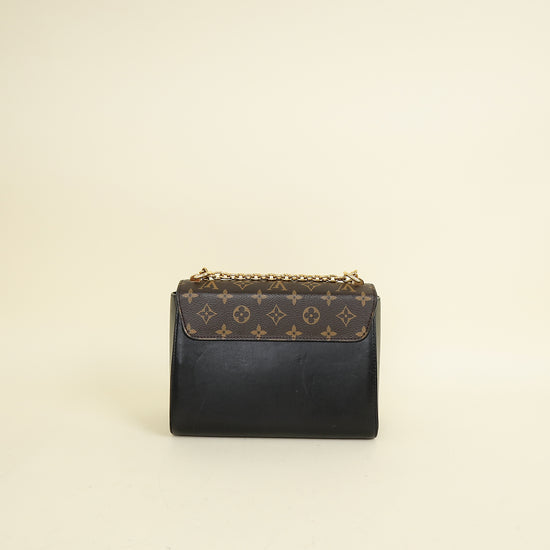 Louis Vuitton Veau Satin Monogram Twist MM Bag