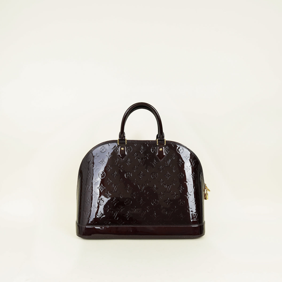 Louis Vuitton Amarante Monogram Vernis Alma GM Bag