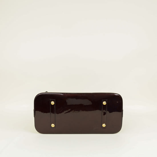 Louis Vuitton Amarante Monogram Vernis Alma GM Bag