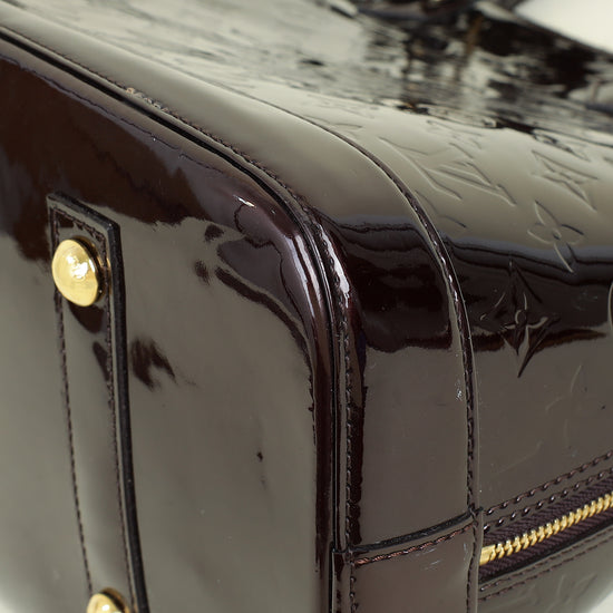 Louis Vuitton Amarante Monogram Vernis Alma GM Bag