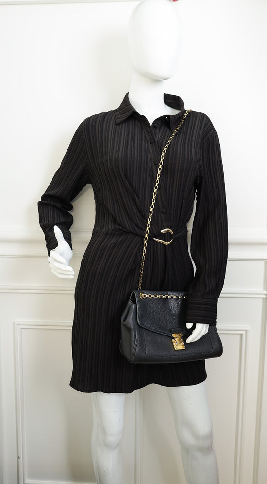 Louis Vuitton Black Monogram Empreinte Saint Germain PM Bag