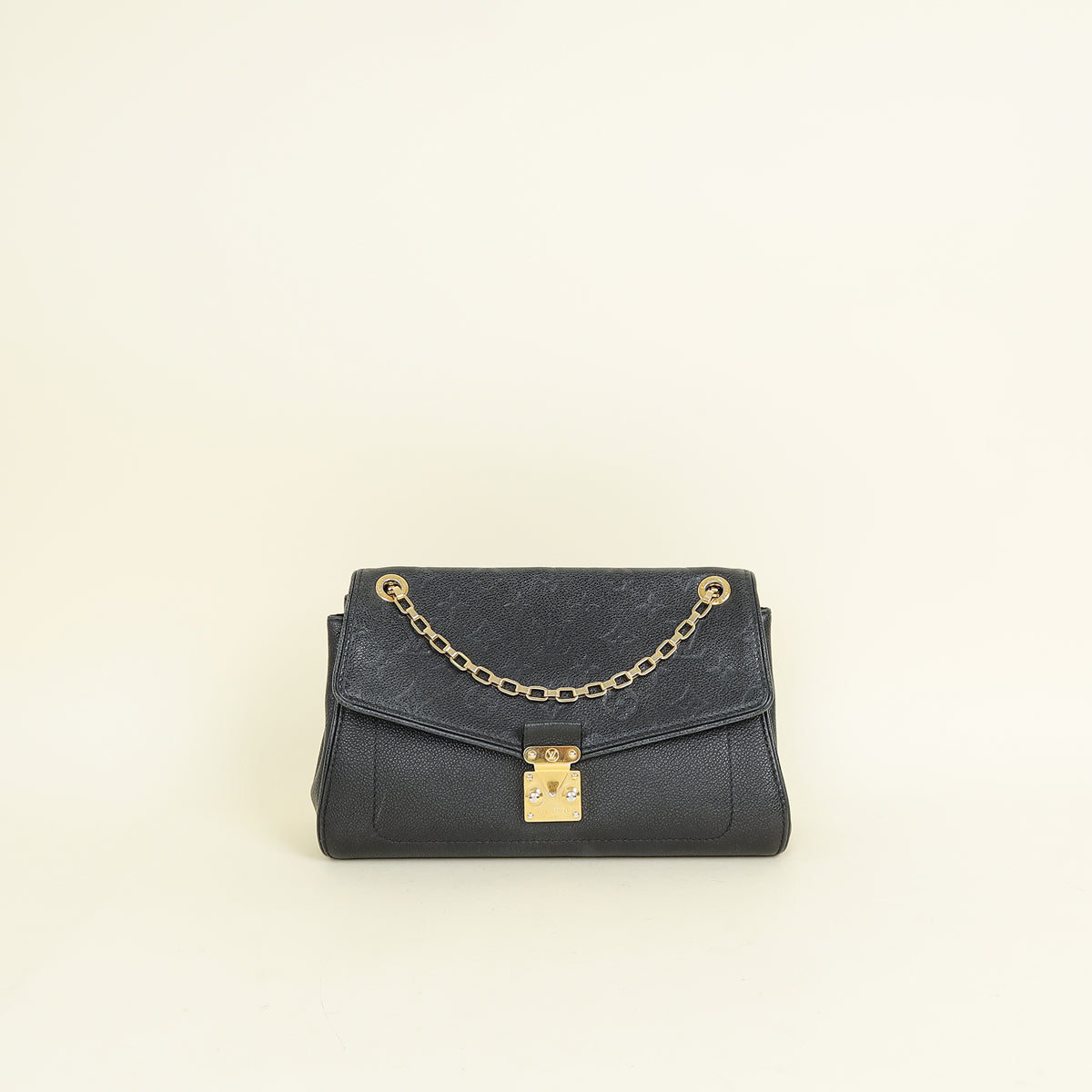 Louis Vuitton Black Monogram Empreinte Saint Germain PM Bag