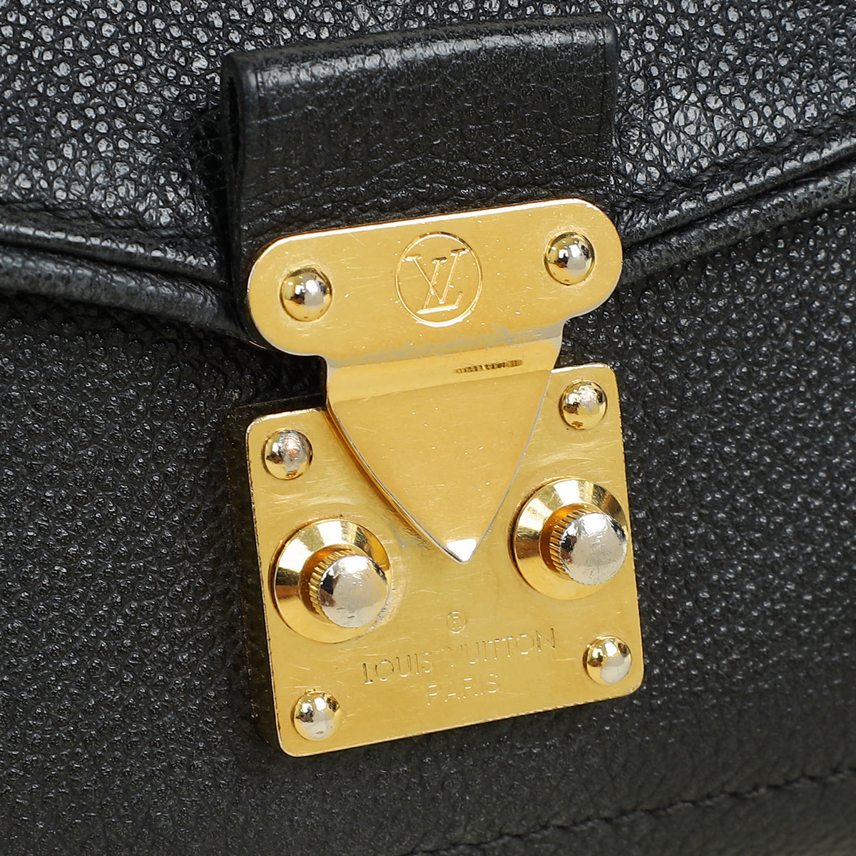 Louis Vuitton Black Monogram Empreinte Saint Germain PM Bag