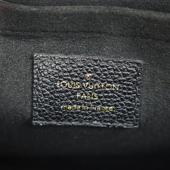 Louis Vuitton Black Monogram Empreinte Saint Sulpice BB Bag