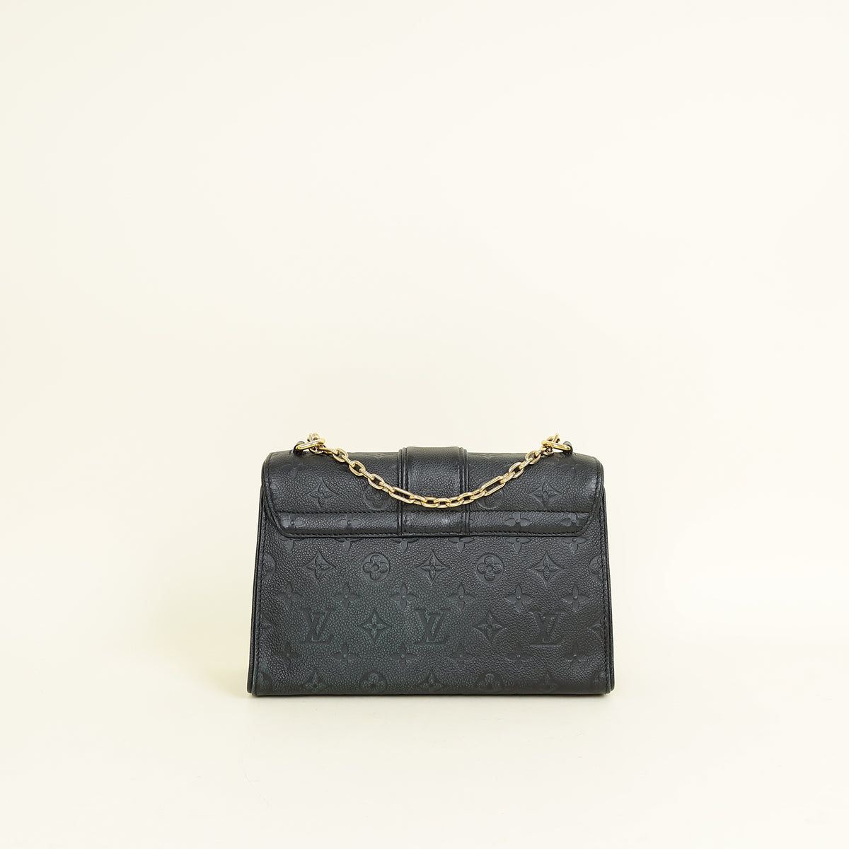 Louis Vuitton Black Monogram Empreinte Saint Sulpice BB Bag