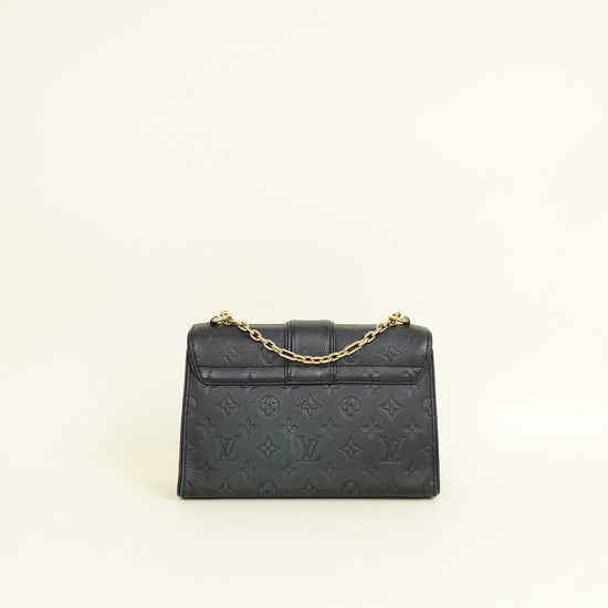 Louis Vuitton Black Monogram Empreinte Saint Sulpice BB Bag