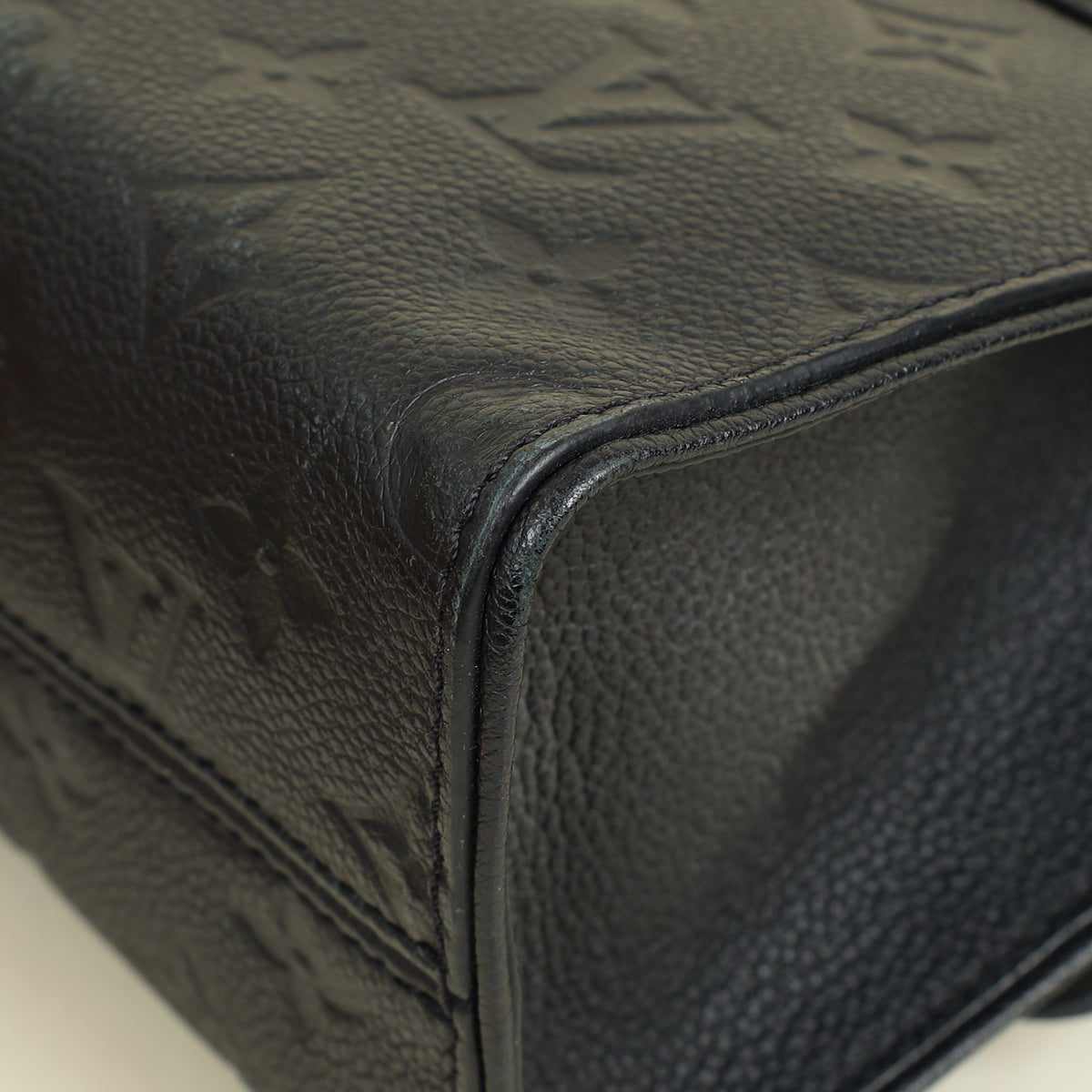 Louis Vuitton Black Monogram Empreinte Saint Sulpice BB Bag