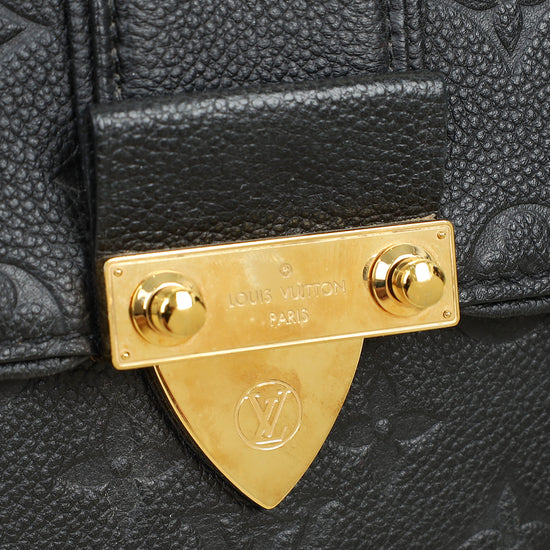 Louis Vuitton Black Monogram Empreinte Saint Sulpice BB Bag