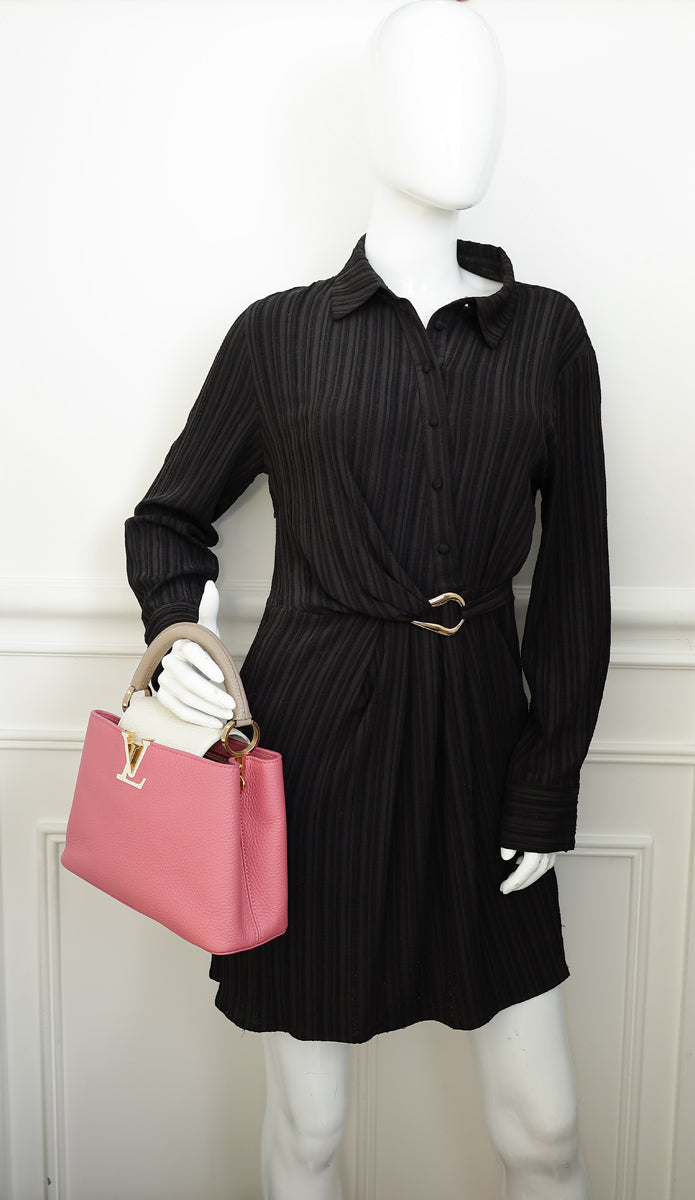 Louis Vuitton Tricolor Capucines BB Taurillon Leather Bag