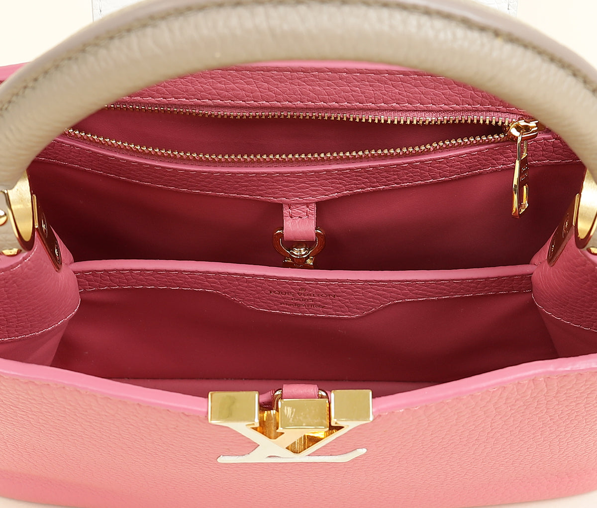 Louis Vuitton Tricolor Capucines BB Taurillon Leather Bag