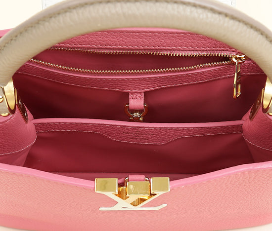 Louis Vuitton Tricolor Capucines BB Taurillon Leather Bag