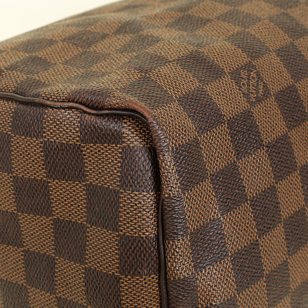 Louis Vuitton Brown Damier Speedy 30 Bag w/ Initials S.B.G.