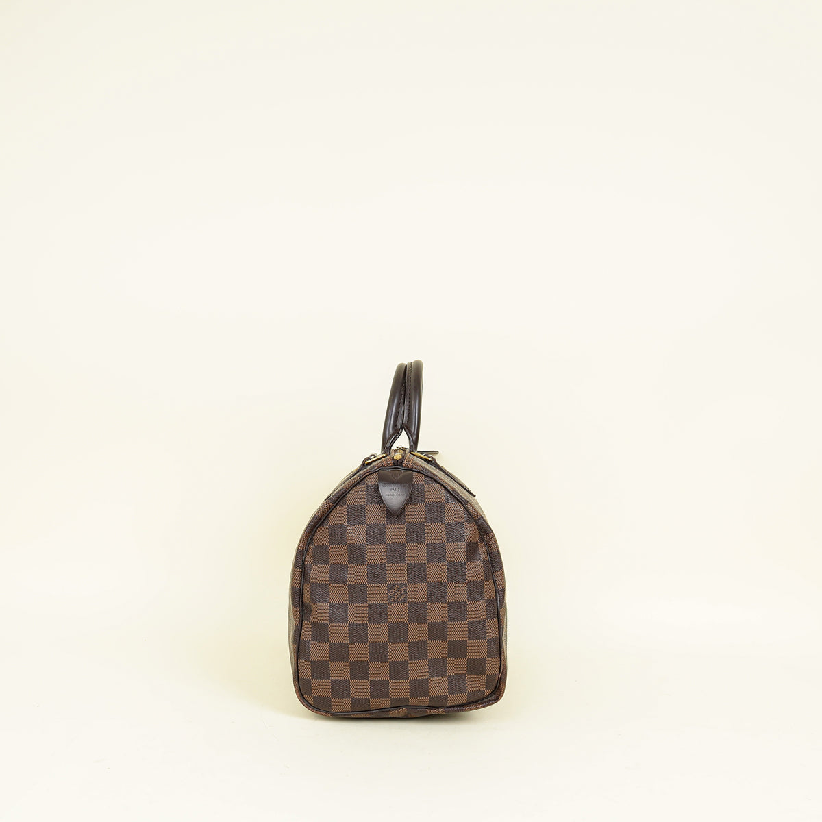 Louis Vuitton Brown Damier Speedy 30 Bag w/ Initials S.B.G.