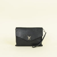 Louis Vuitton Black MyLockMe Chain/Wristlet Pochette