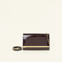 Louis Vuitton Amarante Monogram Vernis Ana Chain Clutch