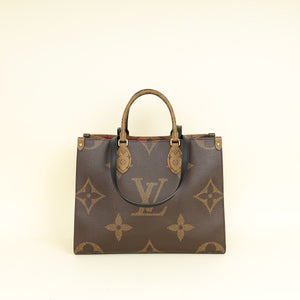 Loius Vuitton Bicolor Monogram Giant Reverse Onthego MM Bag