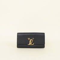 Louis Vuitton Black Capucines Wallet