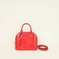 Louis Vuitton Red Alma BB Bag