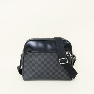 Louis Vuitton Damier Graphite Black Dayton Reporter PM Crossbody Bag