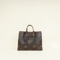 Louis Vuitton Black Monogram Reverse Onthego GM Bag
