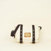 Louis Vuitton White Antigua Besace Messenger PM Bag