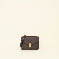 Louis Vuitton Brown Monogram Pochette Metis Bag-Louis Vuitton-THE CLOSET