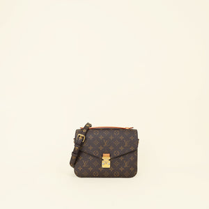 Louis Vuitton Brown Monogram Pochette Metis Bag