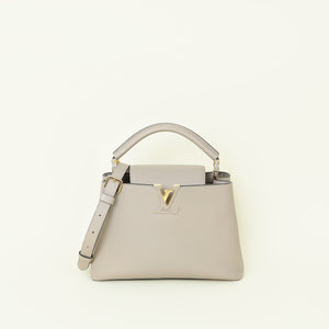 Louis Vuitton Galet Grey Capucines BB Bag