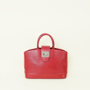 Louis Vuitton Red Mirabeau PM Bag