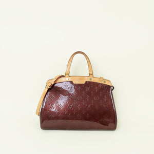 Louis Vuitton Rouge Fauviste Monogram Vernis Brea MM Bag