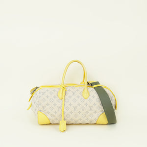 Louis Vuitton Bicolor Monogram Denim Speedy Round Bag