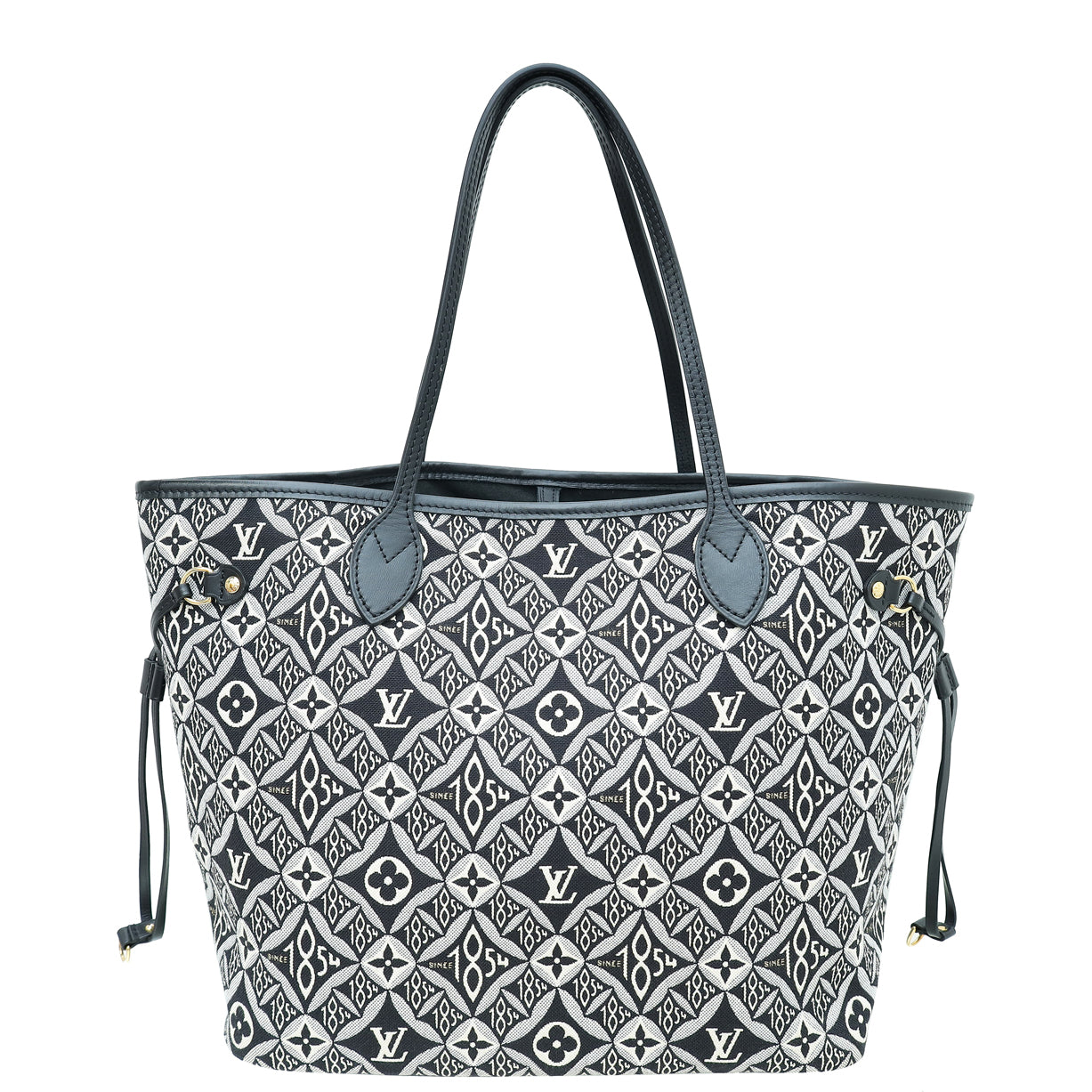 Louis Vuitton Bicolor Since 1854 Neverfull MM Jacquard Bag W/Pouch-Louis Vuitton-THE CLOSET