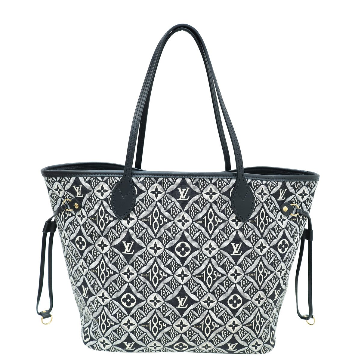 Louis Vuitton Bicolor Since 1854 Neverfull MM Jacquard Bag W/Pouch-Louis Vuitton-THE CLOSET