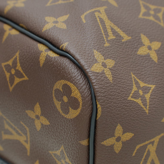 Louis Vuitton Monogram Black Keepall Bandouliere 45 Bag