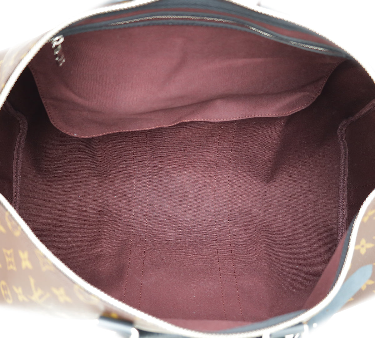 Louis Vuitton Monogram Black Keepall Bandouliere 45 Bag