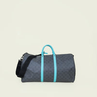 Louis Vuitton Tricolor Monogram Eclipse Keepall Bandouliere 55 Bag