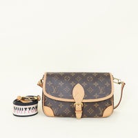 Louis Vuitton Brown Monogram Diane Satchel Bag