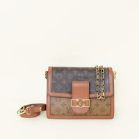 Louis Vuitton Brown Monogram/Monogram Reverse Dauphine MM Bag