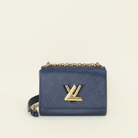 Louis Vuitton Navy Blue Twist MM Bag
