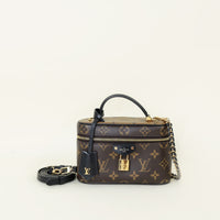 Louis Vuitton Bicolor Monogram/Reverse Monogram Icon Vanity Chain Pouch