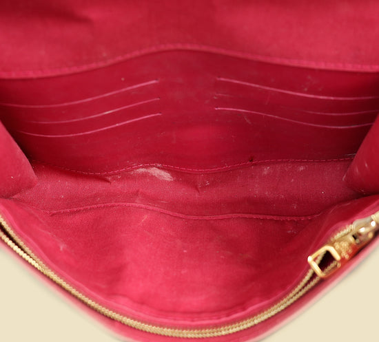 Louis Vuitton Red Vernis Louise Clutch-Louis Vuitton-THE CLOSET