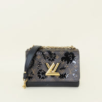 Louis Vuitton Monogram Black Twist Blossom MM Bag
