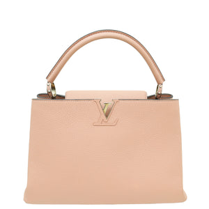 Louis Vuitton Rose Ballerine Capucines MM Bag