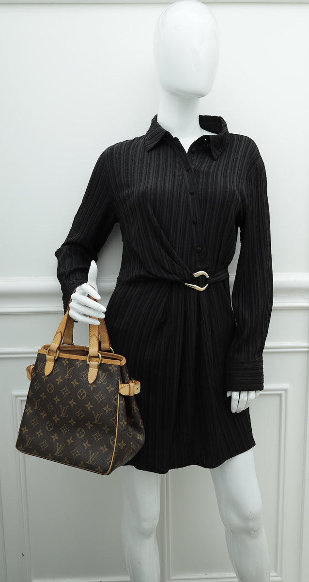 Louis Vuitton Batignolles Vertical Brown Monogram Canvas Shoulder Bag –  ClosetsNYC