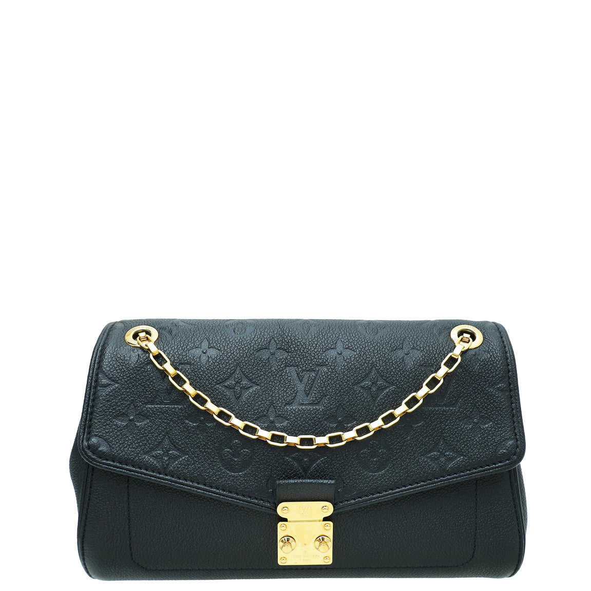 Louis Vuitton Black Monogram Empreinte Saint Germain PM Bag-Louis Vuitton-THE CLOSET